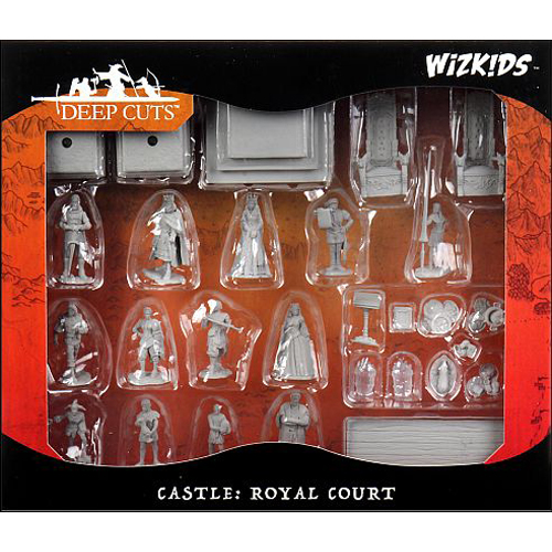 WZK90096 Pathfinder Deep Cuts Unpainted Miniatures: Towns People - Castle Royal Court published by WizKids Games