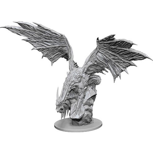 WZK90192S Pathfinder Deep Cuts Unpainted Miniatures: Silver Dragon published by WizKids Games