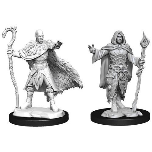 WZK90221S Dungeons And Dragons Nolzur's Marvelous Unpainted Minis: Human Druid Male published by WizKids Games