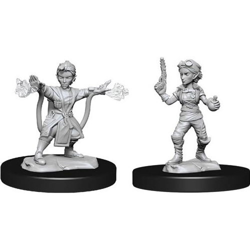 WZK90231S Dungeons And Dragons Nolzur's Marvelous Unpainted Minis: Gnome Artificer Female published by WizKids Games