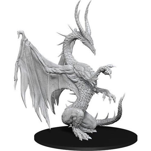 WZK90267S Pathfinder Deep Cuts Unpainted Miniatures: Blue Dragon published by WizKids Games