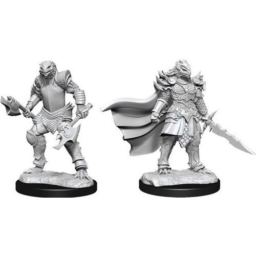 WZK90302S Dungeons And Dragons Nolzur's Marvelous Unpainted Minis: Dragonborn Fighter Female published by WizKids Games