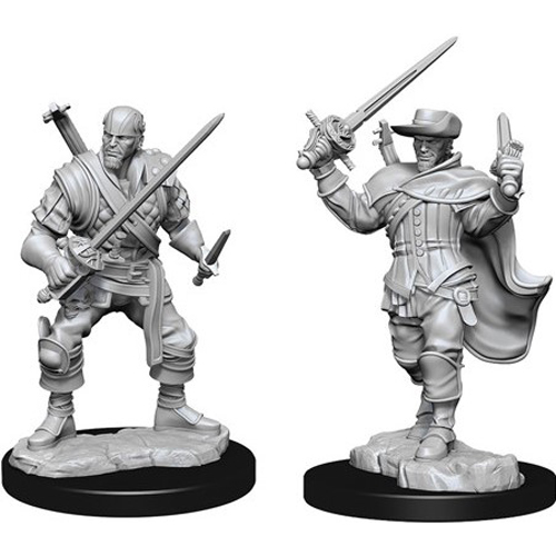 WZK90306S Dungeons And Dragons Nolzur's Marvelous Unpainted Minis: Human Bard Male published by WizKids Games