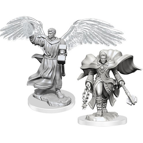 WZK90408S Dungeons And Dragons Nolzur's Marvelous Unpainted Minis: Aasimar Cleric Male published by WizKids Games