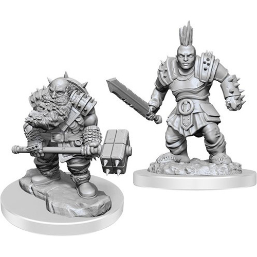 WZK90421S Dungeons And Dragons Nolzur's Marvelous Unpainted Minis: Duergar Fighters published by WizKids Games