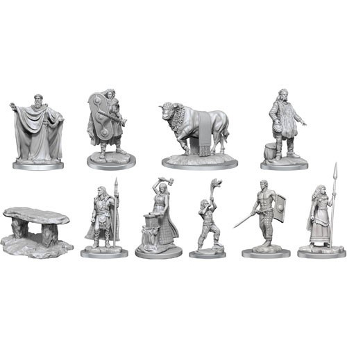 WZK90454 Pathfinder Deep Cuts Unpainted Miniatures: Brigante Celts published by WizKids Games