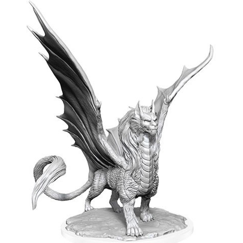 WZK90492S Dungeons And Dragons Nolzur's Marvelous Unpainted Minis: Dragonne published by WizKids Games