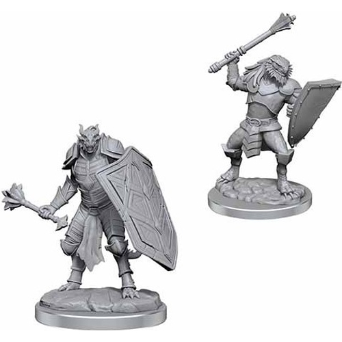 WZK90522S Dungeons And Dragons Nolzur's Marvelous Unpainted Minis: Dragonborn Clerics published by WizKids Games