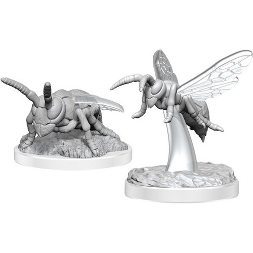 WZK90592S WizKids Deep Cuts Unpainted Miniatures: Murder Hornets published by WizKids Games