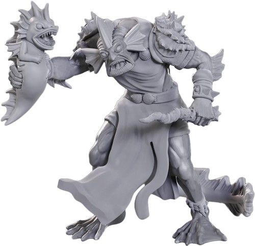 WZK90705 Dungeons And Dragons Nolzur's Marvelous Unpainted Minis: Sahuagin Priestess published by WizKids Games