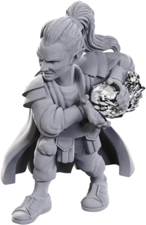 WZK90709 Dungeons And Dragons Nolzur's Marvelous Unpainted Minis: Pirate Deck Wizard published by WizKids Games