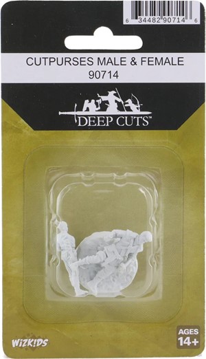 WZK90714 Pathfinder Deep Cuts Unpainted Miniatures: Cutpurses Male And Female published by WizKids Games