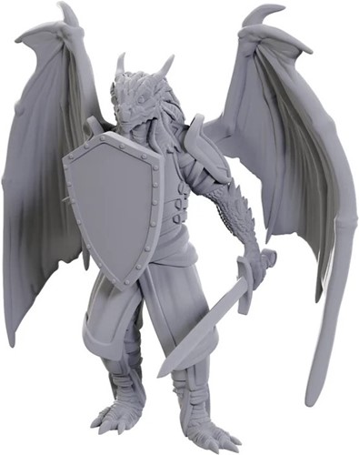 WZK90760 Dungeons And Dragons Nolzur's Marvelous Unpainted Minis: Dragonborn Of Bahamut published by WizKids Games