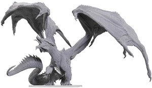 WZK90774 Dungeons And Dragons Nolzur's Marvelous Unpainted Minis: Adult Red Dragon Tyrant published by WizKids Games