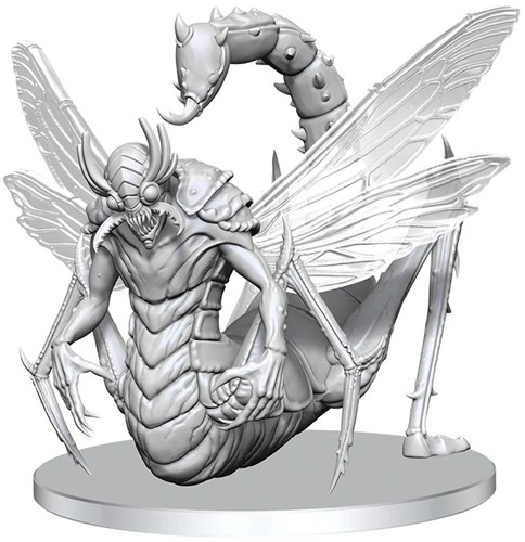 WZK90846 Pathfinder Deep Cuts Unpainted Miniatures: Derakni (Locust Demon) published by WizKids Games