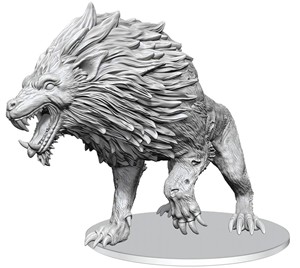 WZK90848 Dungeons And Dragons Nolzur's Marvelous Unpainted Minis: Dire Worg published by WizKids Games