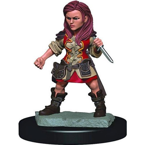 WZK93019S Dungeons And Dragons: Halfling Female Rogue Premium Figure published by WizKids Games