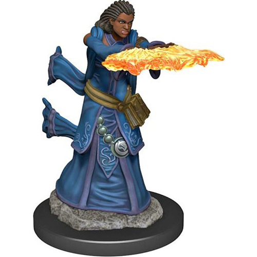 WZK93034S Dungeons And Dragons: Human Wizard Female Premium Figure published by WizKids Games