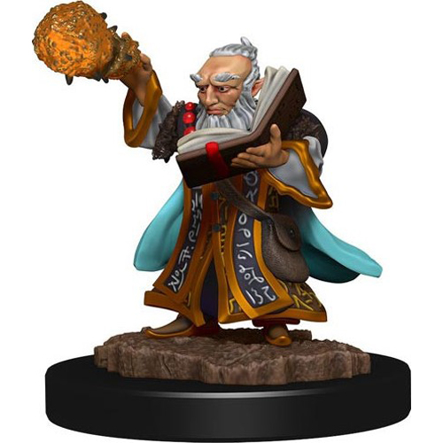 WZK93038S Dungeons And Dragons: Gnome Wizard Male Premium Figure published by WizKids Games