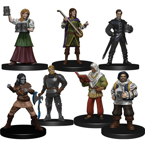 WZK96018 Dungeons And Dragons: Icons Of The Realms: The Yawning Portal Inn Friendly Faces Pack published by WizKids Games
