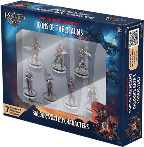 WZK96338 Dungeons And Dragons: Baldur's Gate 3 Character Boxed Set published by WizKids Games