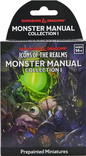 WZK96374S Dungeons And Dragons: Monster Manual Collection 1 Booster Pack published by WizKids Games
