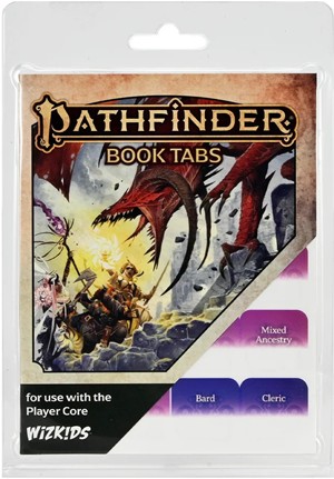 2!WZK97569 Pathfinder RPG: Player Core Book Tabs published by WizKids Games