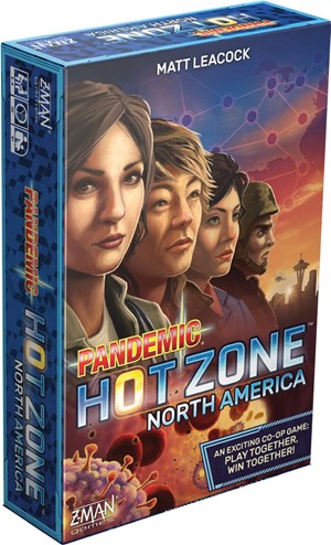 2!ZMG7141 Pandemic Board Game: Hot Zone - North America published by Z-Man Games