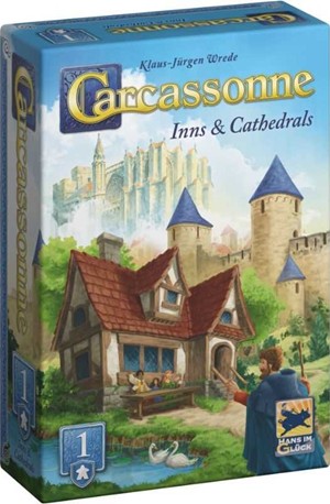 2!ZMGCARCAEXP2501 Carcassonne Board Game Expansion: Inns And Cathedrals (2025 Refresh) published by Z-Man Games
