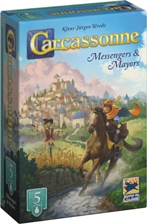 2!ZMGCARCAEXP2505 Carcassonne Board Game Expansion: Messenger And Mayor (2025 Refresh) published by Z-Man Games