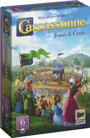 2!ZMGCARCAEXP2506 Carcassonne Board Game Expansion: Jousts And Crests (2025 Refresh) published by Z-Man Games