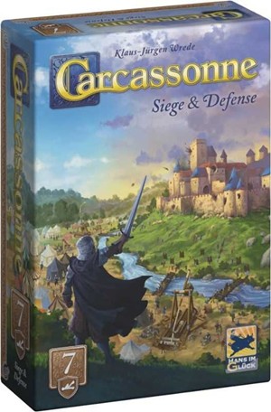 2!ZMGCARCAEXP2507 Carcassonne Board Game Expansion: Siege And Defence (2025 Refresh) published by Z-Man Games