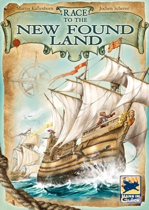 2!ZMGZH003 Race To The New Found Land Board Game published by Z-Man Games